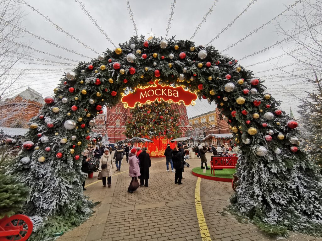 vianočná moskva